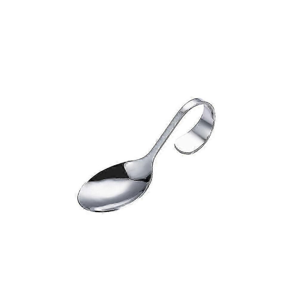 Set of 3 stainless steel culinary precision drawing spoons, sauce spoon, plate decorating spoon, stainless steel soup ladle, gravy boat L