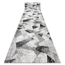 Modern runner TULS 51211 Geometric anthracite 100 cm 100x940 cm