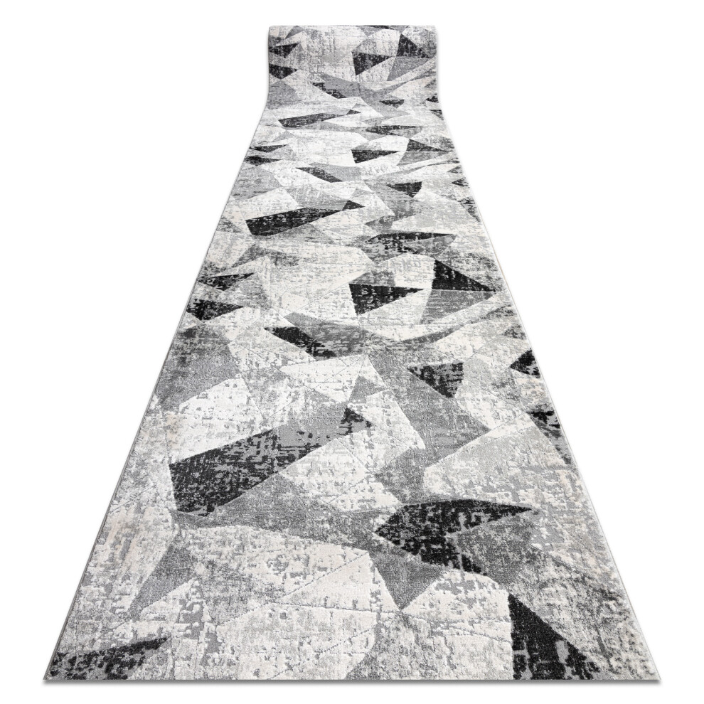 Modern Runner Tuls 51211 Geometric Anthracite 100 Cm 100X940 Cm 5904145914824