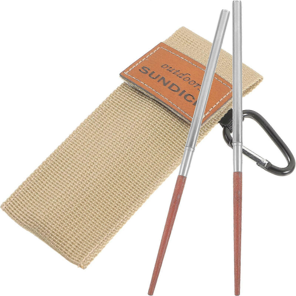 Pair Reusable Chopsticks, Folding Chopsticks, Portable Chopsticks, Collapsible Chopsticks