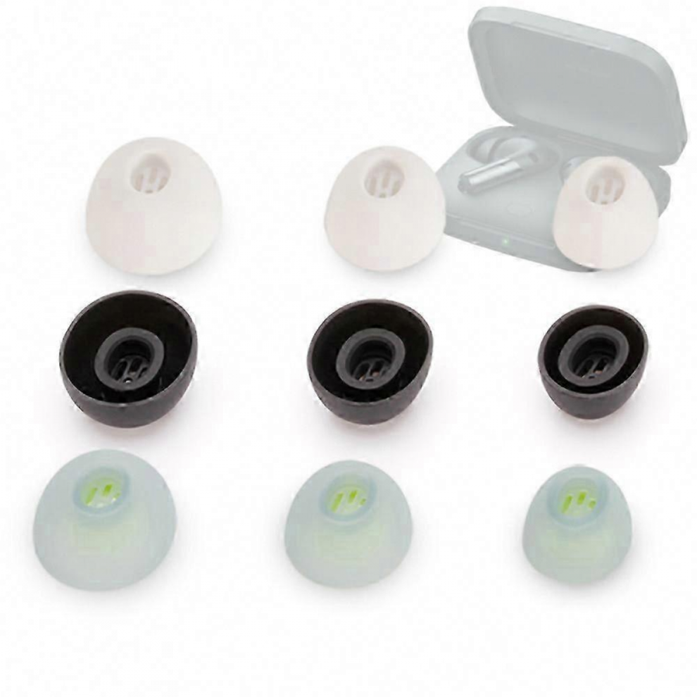 6pcs Silicone Ear Tips For OnePlus Buds Pro2, FIIL CC Pro2 Earbuds, TWS Replacement EartipsblackM-3Pairs-image-OPC-PKQNSBK-NEW