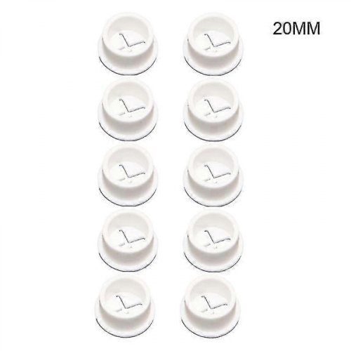 10 Pcs Wire Rubber Grommets for Desk Table Console - Cable Cord GrommetBlack20mm