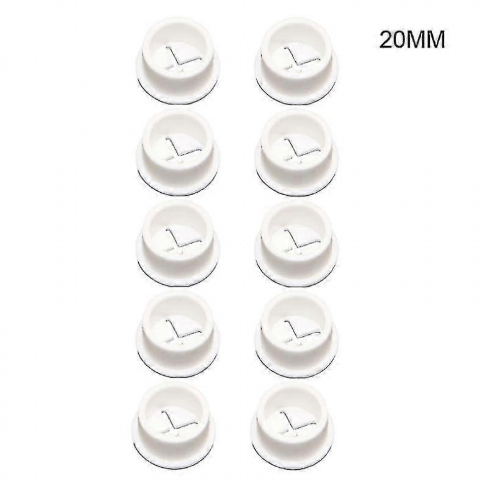 10 Pcs Wire Rubber Grommets For Desk Table Console - Cable Cord Grommetblack20mm 7057162218548
