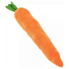 The Mellow Dog Calming Carrot, The Mellow Dog Calming Dog Toy with Soft SqueakerL