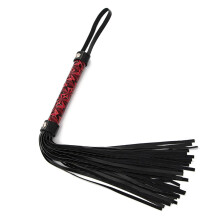 Sm Prop Whip PU Leather Diamond Pattern Tassel Leather Whip For BDSM Training Instrument