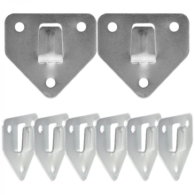 8 Pcs Wall Mount Fire Extinguisher Hook Heavy Duty Fire Extinguisher Bracket Holder WuqxAs Shown6.2X6.2cm