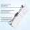 1Pc Zinc Alloy Shower Holder 18-25MM Replaceable Silver 110mm 4