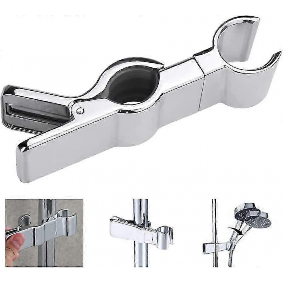 1Pc Zinc Alloy Shower Holder 18-25Mm Replaceable Silver 110Mm 7057162223412