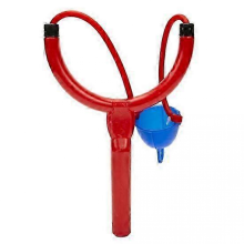 Fishing Nest Catapult with Handle Lightweight Portable Long-range Throwing Bait Thrower Nesting Device Fishing Accessoriesred