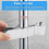 1Pc Zinc Alloy Shower Holder 18-25MM Replaceable Silver 110mm 2