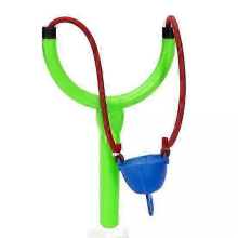 Fishing Nest Catapult with Handle Lightweight Portable Long-range Throwing Bait Thrower Nesting Device Fishing Accessoriesgreen