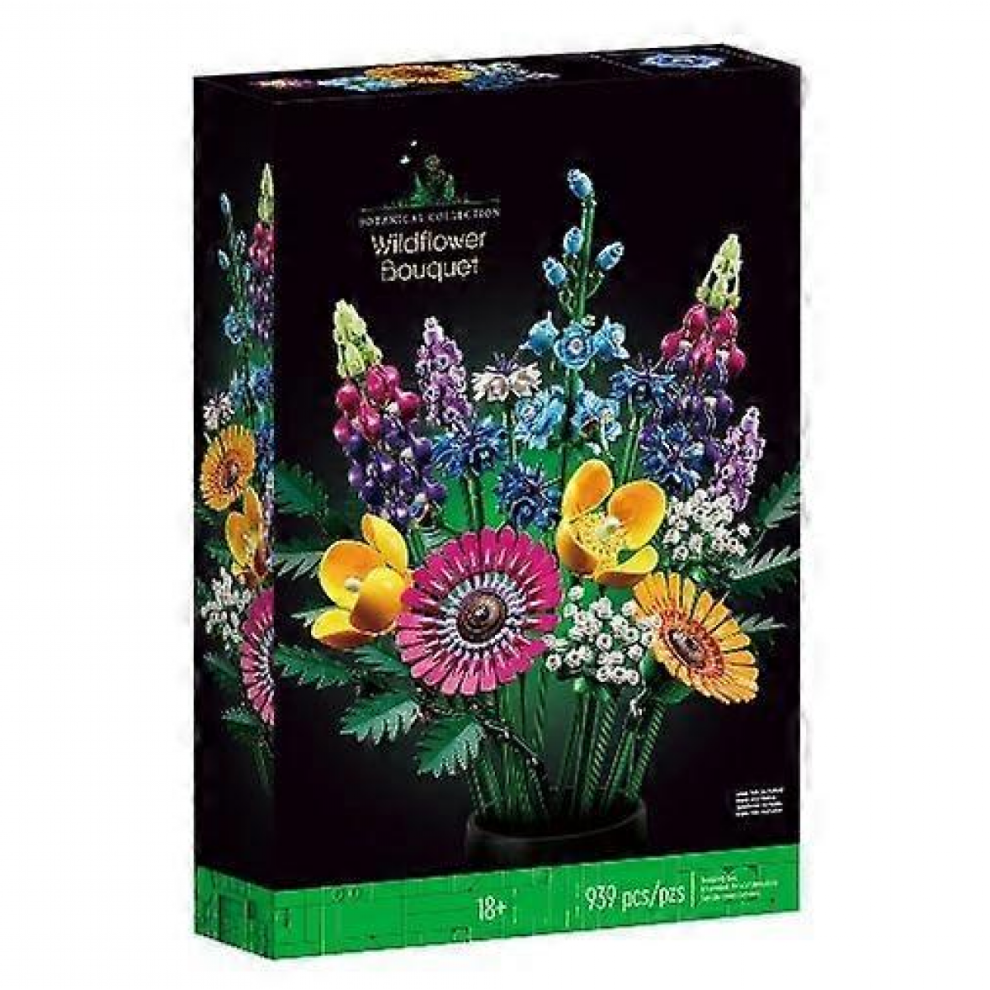 Wildflower Bouquet Set Artificial Flowers Building Blocks Mother's Day Birthday Gift