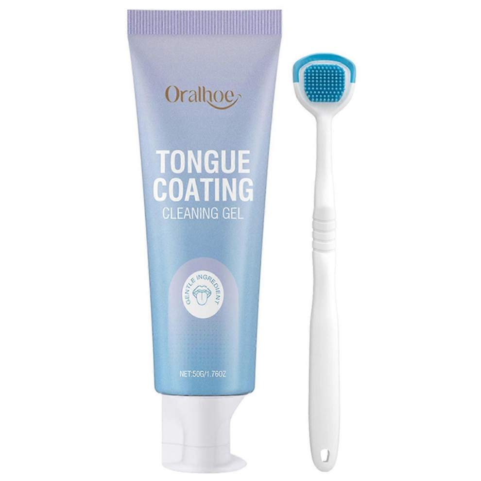 Tongue Cleaning Gel for Bad Breath Long Lasting-Freshness Mouth Odor-Eliminators for All Ages