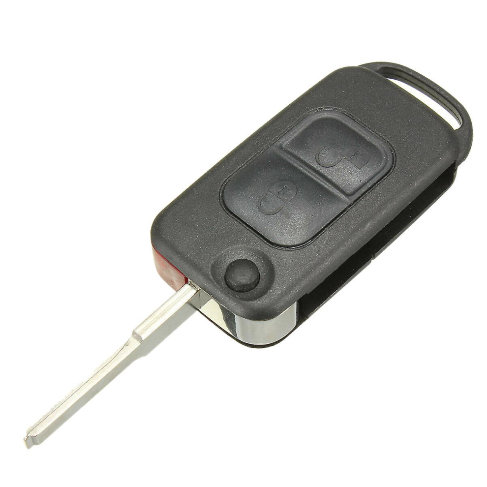 2 Button Flip Remote Key Case Hu64 Blade For A C E S W168 W202 Carblack 7057162228219