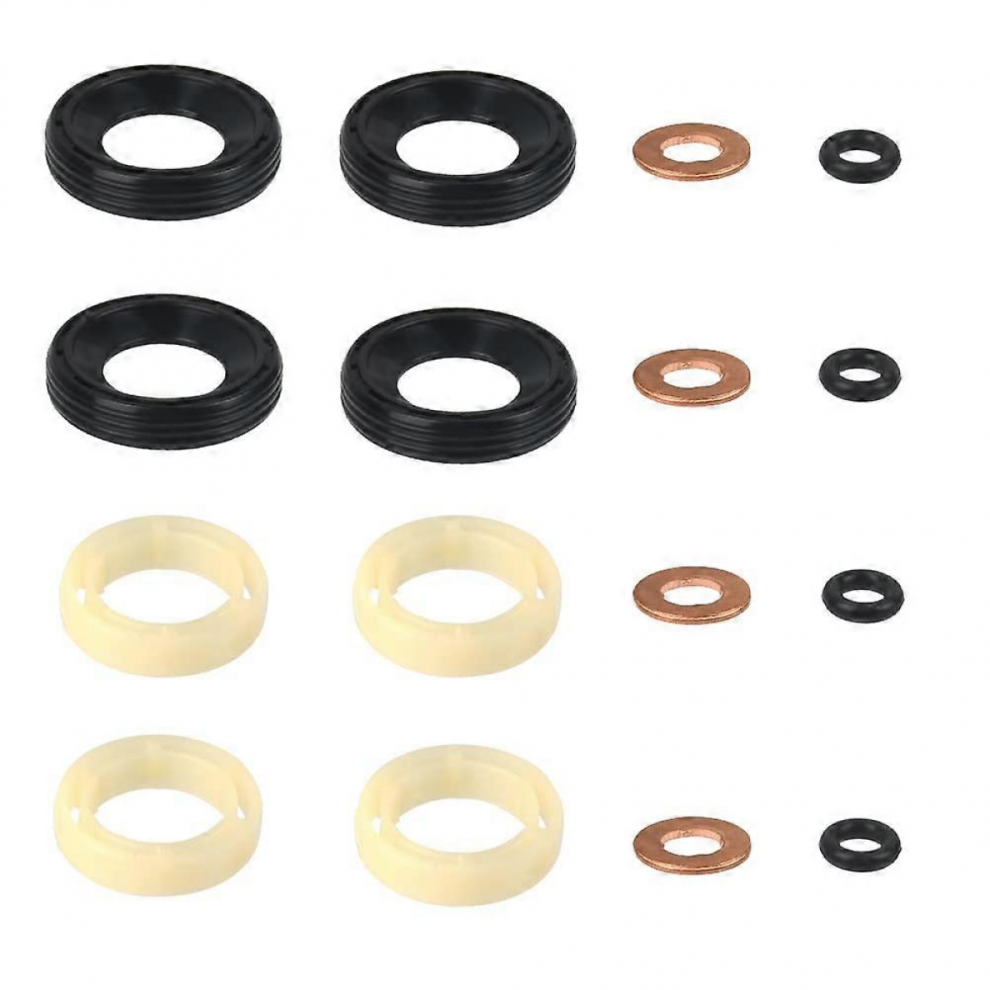 Injector Seal 1.6 Hdi 16Pcs Octbird Washer Kit Diesel Injector Seals, Diesel Injector O-Ring Seals Fit For Citroen, 1.6 Hdi Injector Seals Compatible 7057162228486