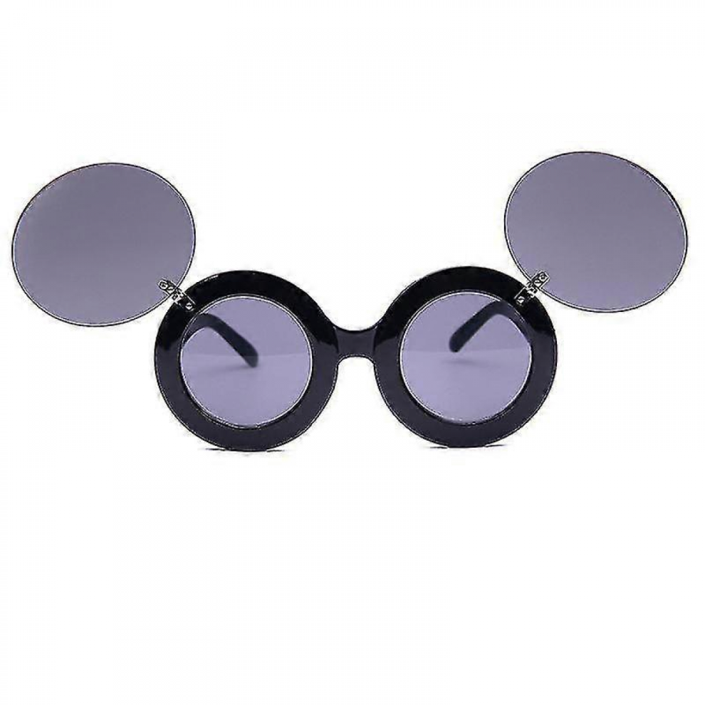 New Lady Mouse Round Flip Up Paparazzi Shades Gaga Party Sunglasses Glasses-image-OPC-PKQNX6Y-NEW