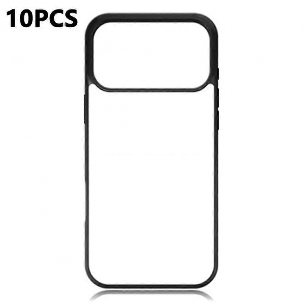 10Pcs Compatible For iPhone 17 Pro Max Case DIY Blank Heat Transfer TPU + PC Phone Back Cover with Magnetic RingMultiColor-image-OPC-PKQNXF7-NEW