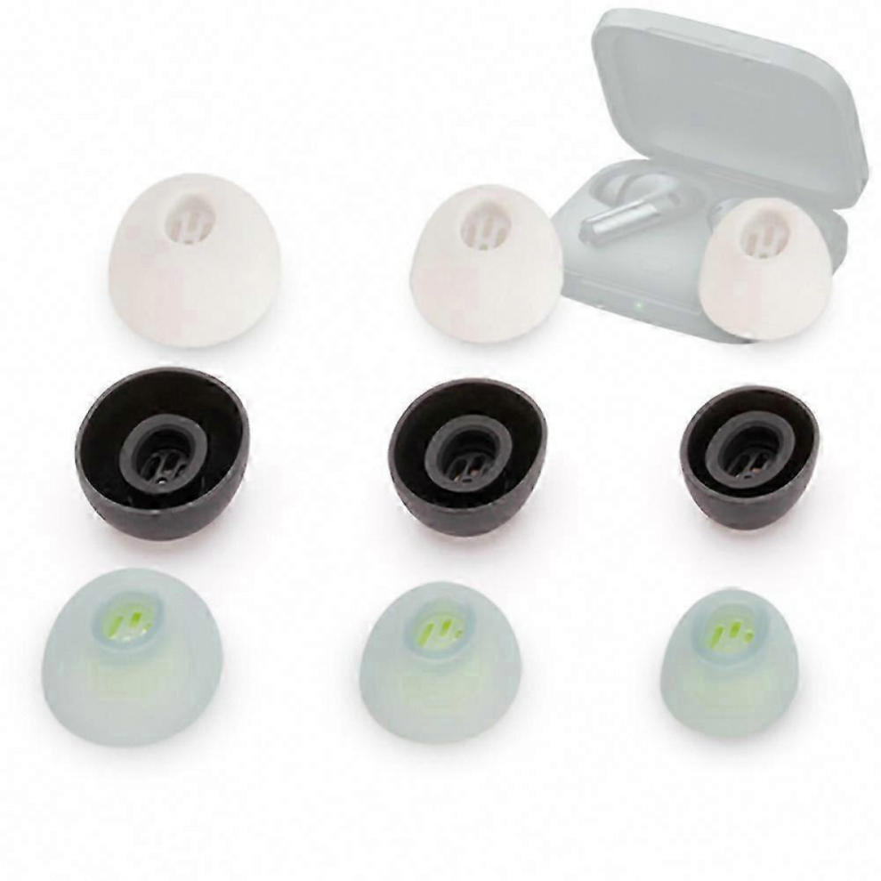 6Pcs Silicone Ear Tips For Oneplus Buds Pro2, Fiil Cc Pro2 Earbuds, Tws Replacement Eartipsblacks-3Pairs 7057162219170