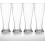 4 Pack Nucleated Pilsner Glasses for Drinking Bliss 16 oz 4