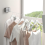 Wall-Mounted Invisible Retractable Clothesline Adjustable White 4
