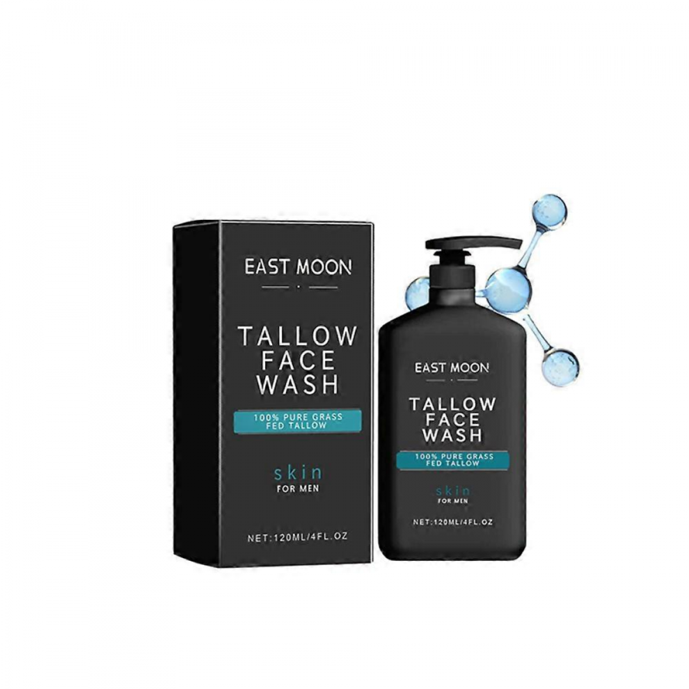 Wrinkle Defense Tallow Balm, Face Wash, Anti-Wrinkle Serum for MenFace Wash 120ml