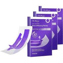 Whitening Cleaning Teeth Stickers 30 Mins Quickly Turn White Gel Strip Improving Dental Yellowing Oral Care Strips3Boxes