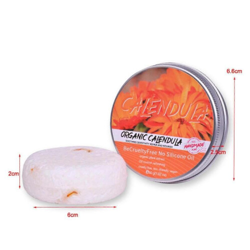 60g calendula shampoo soap, refreshing and clean hair 2