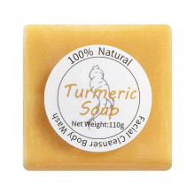 Turmeric Cleansing Soap: Long-lasting and versatile.