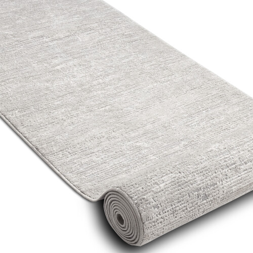 Modern runner TULS 51248 structural, melange grey 60 cm 60x840 cm 1