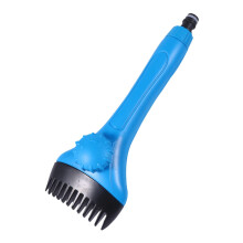 Handheld Swimming Pool Brush Portable Plastic Bristles Cleaner For Walls And Floors For Pools Patios Garages