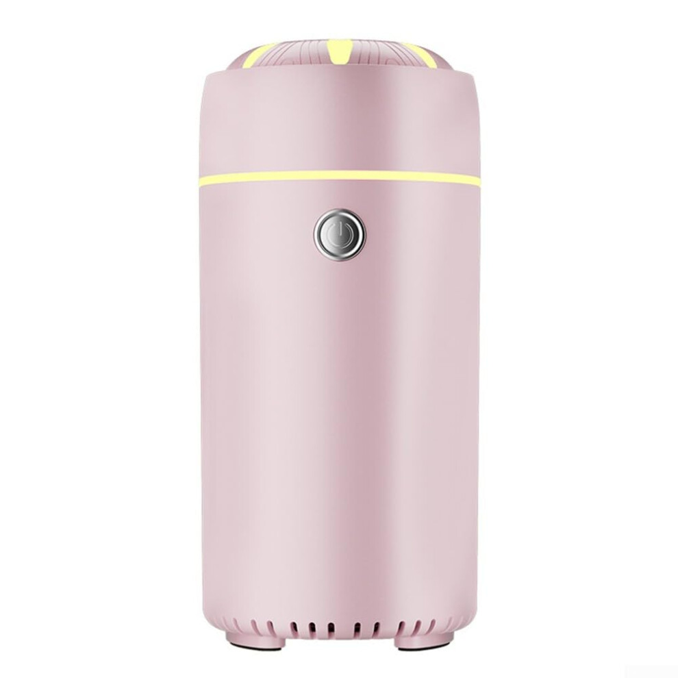 Portable Car Humidifier Aromatherapy Diffuser For Cars With Ambient Led Lights Pink 9393856941964