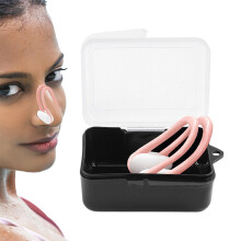 Nose Clips for Swimming - Waterproof Nose Clip for Training and Surfing, Ergonomic Anti-Choking Design for Competitive Swimmers, Pink