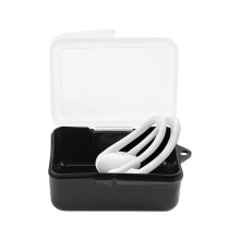 Swimming Nose Clip Waterproof Protector, Ergonomic Non Slip Design, For Kids And Adults, Training And Skills, White