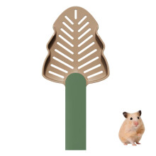 Hamster Litter Scoop Tree-Shaped Litter Scooper With Comfortable Grip For Guinea Pig, Gerbil, Rabbits, Small Animals