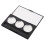 Empty 3 Grid Refillable Eyeshadow Palette Tragbare Aufbewahrungsbox 11