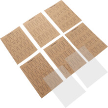 set oefenpapier nagelkunst beginners, herbruikbaar met transparante folies