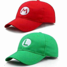 Adjustable Super Mario Bros Odyssey Luigi Baseball Cap for Kids and Adults