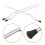 3Pcs Silver Metal Drum Legs for Drum Set Anti-Slip Replacement Support 11