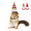 2 weihnachtshut haaraccessoire für hamster 5