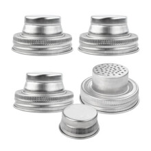 2-teiliges deckel set für marmeladengläser und shaker