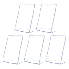 5er-pack l-förmige tischständer für schilder, fotos, menükarten