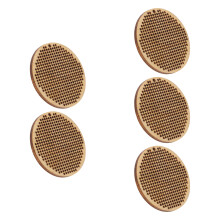 5er- -handarbeitsplättchen, anhänger, mini-stickplatte kreuzstich