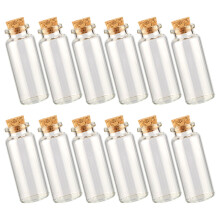 12St Mini Glazen Met Kurkstopper Voor Bruids- En Cadeaugebruik