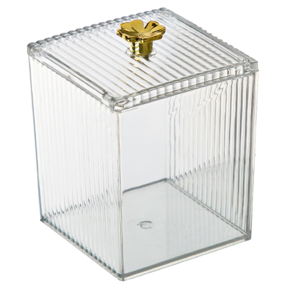 Cotton Swabs Container Organizer 2-Pack Lightweight Storage Box For Cotton And Pads Desktop Dresser