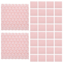50 sobres de corazón rosa para empaquetado y envío