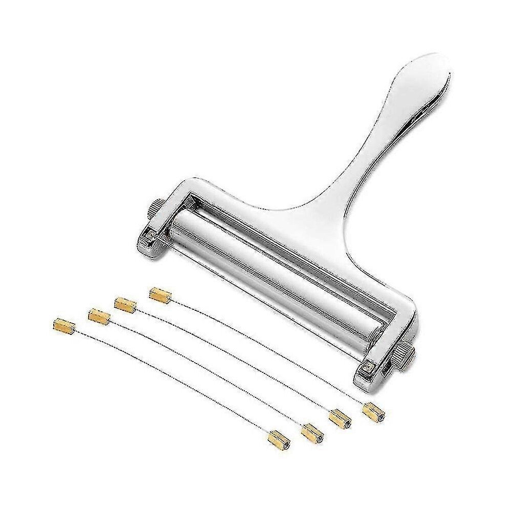 Cheese Slicer, Adjustable Thickness, with Wire, for Soft and Semi-Hard Cheeses - 4 (haoyi)