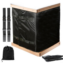 Beehive Insulation Wrap 72x23.5in Waterproof Windproof Cover 8-10 Frame Hives With Adjustable Straps And Storage Bag