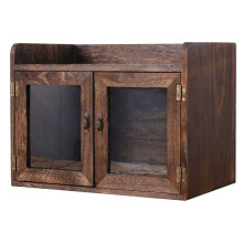 caja de madera para pan y vintage, doméstico