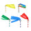 5 uds. de pvc con pompones para gimnasia, 8