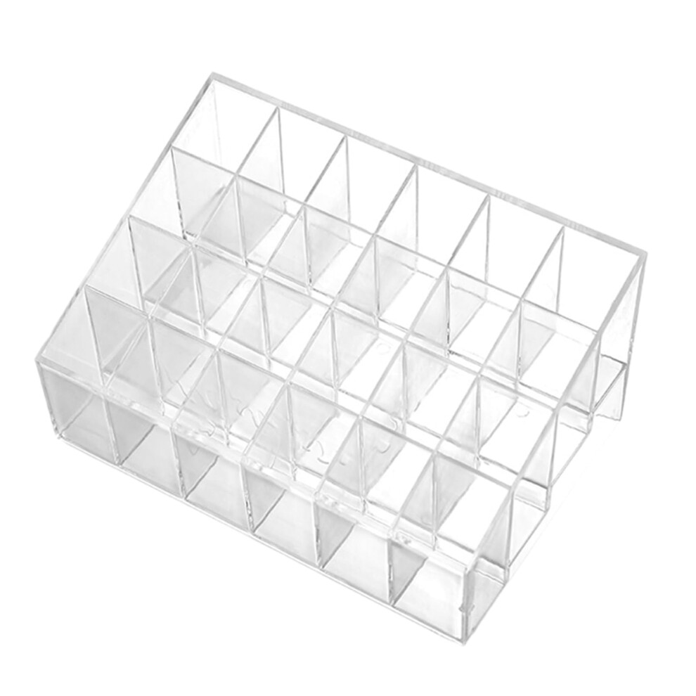 Lipstick Stand Rack For Makeup Collection Display Lip Gloss Holder Box Desktop Cosmetic Organizer